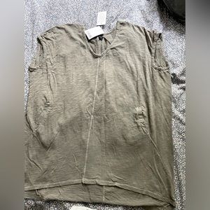 Taupe tunic style tank top. Bnwt from Anthropologie